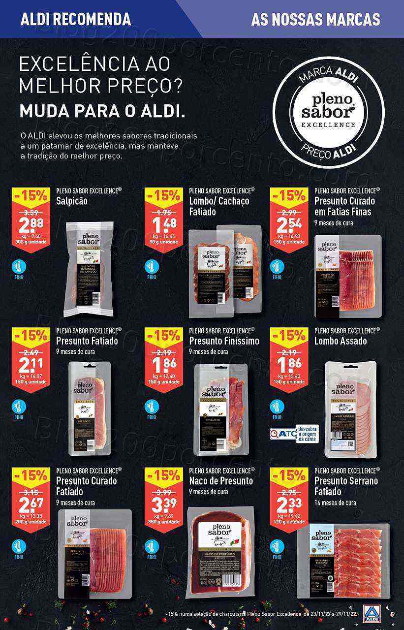 Antevisão Folheto ALDI Promoções de 23 a 29 novembro