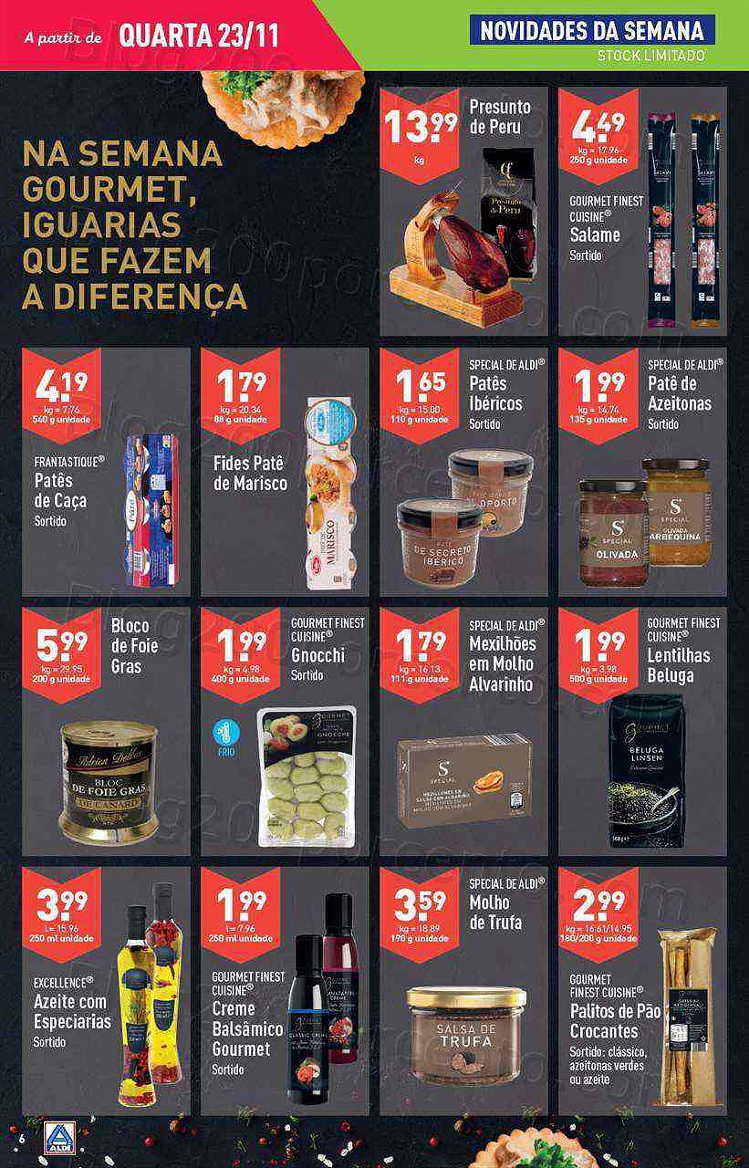 Antevisão Folheto ALDI Promoções de 23 a 29 novembro