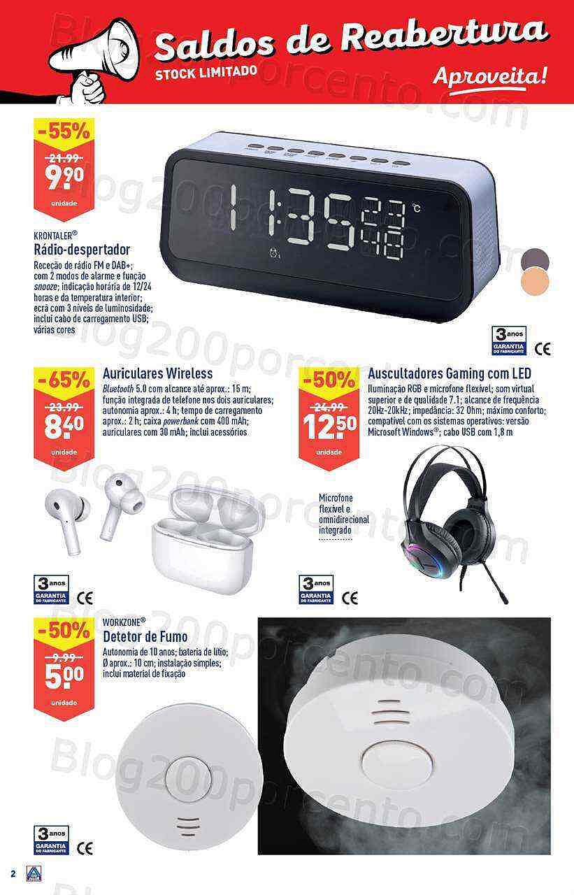 Antevisão Folheto ALDI Saldos + Reaberturas Gaia - Vilar  - 23 novembro a 20 dezembro