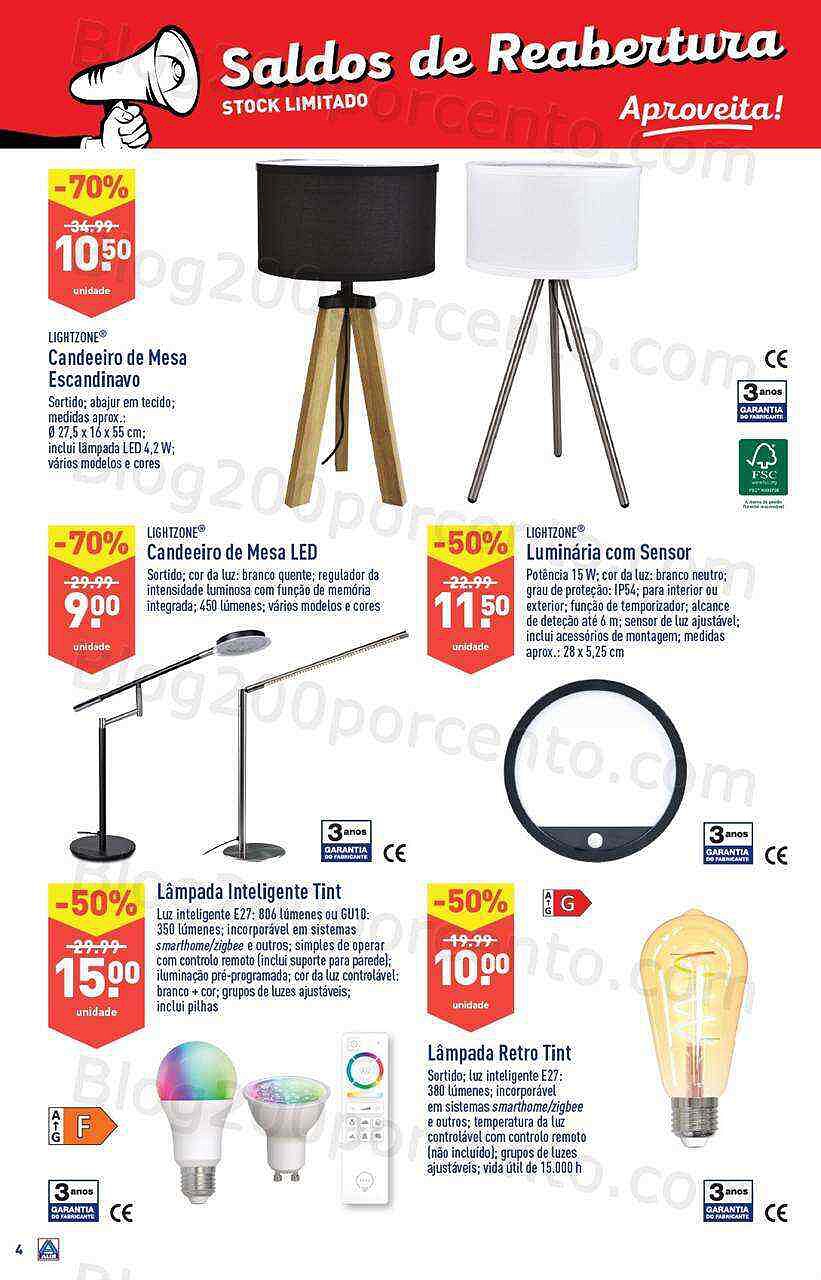 Antevisão Folheto ALDI Saldos + Reaberturas Gaia - Vilar  - 23 novembro a 20 dezembro