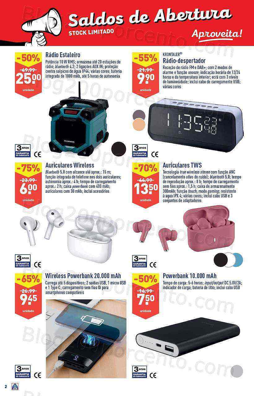 Antevisão Folheto ALDI Aberturas + Saldos Lourinhã Promoções de 30 novembro a 27 dezembro