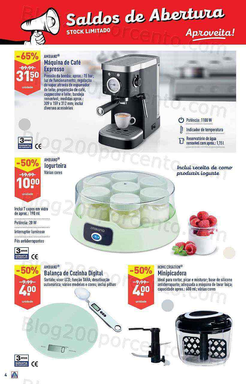 Antevisão Folheto ALDI Aberturas + Saldos Lourinhã Promoções de 30 novembro a 27 dezembro