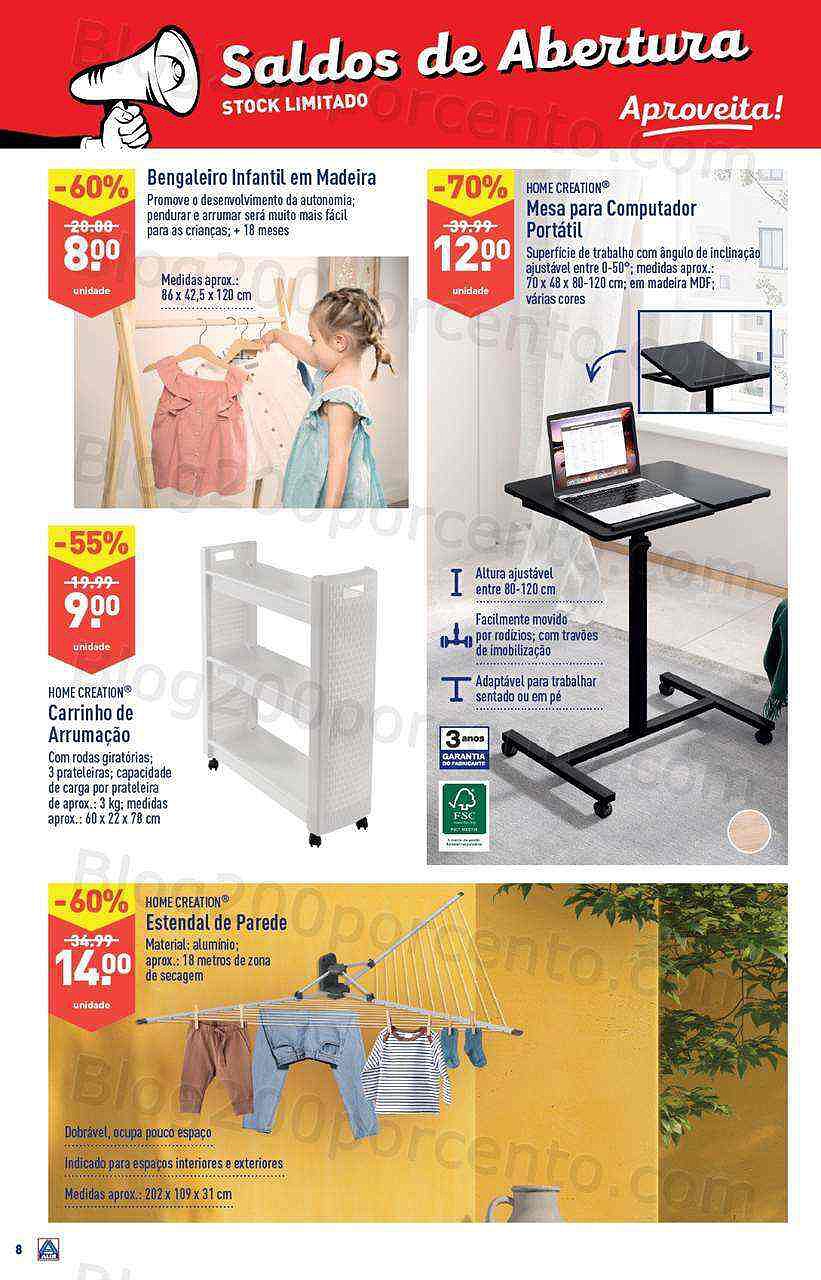 Antevisão Folheto ALDI Aberturas + Saldos Lourinhã Promoções de 30 novembro a 27 dezembro