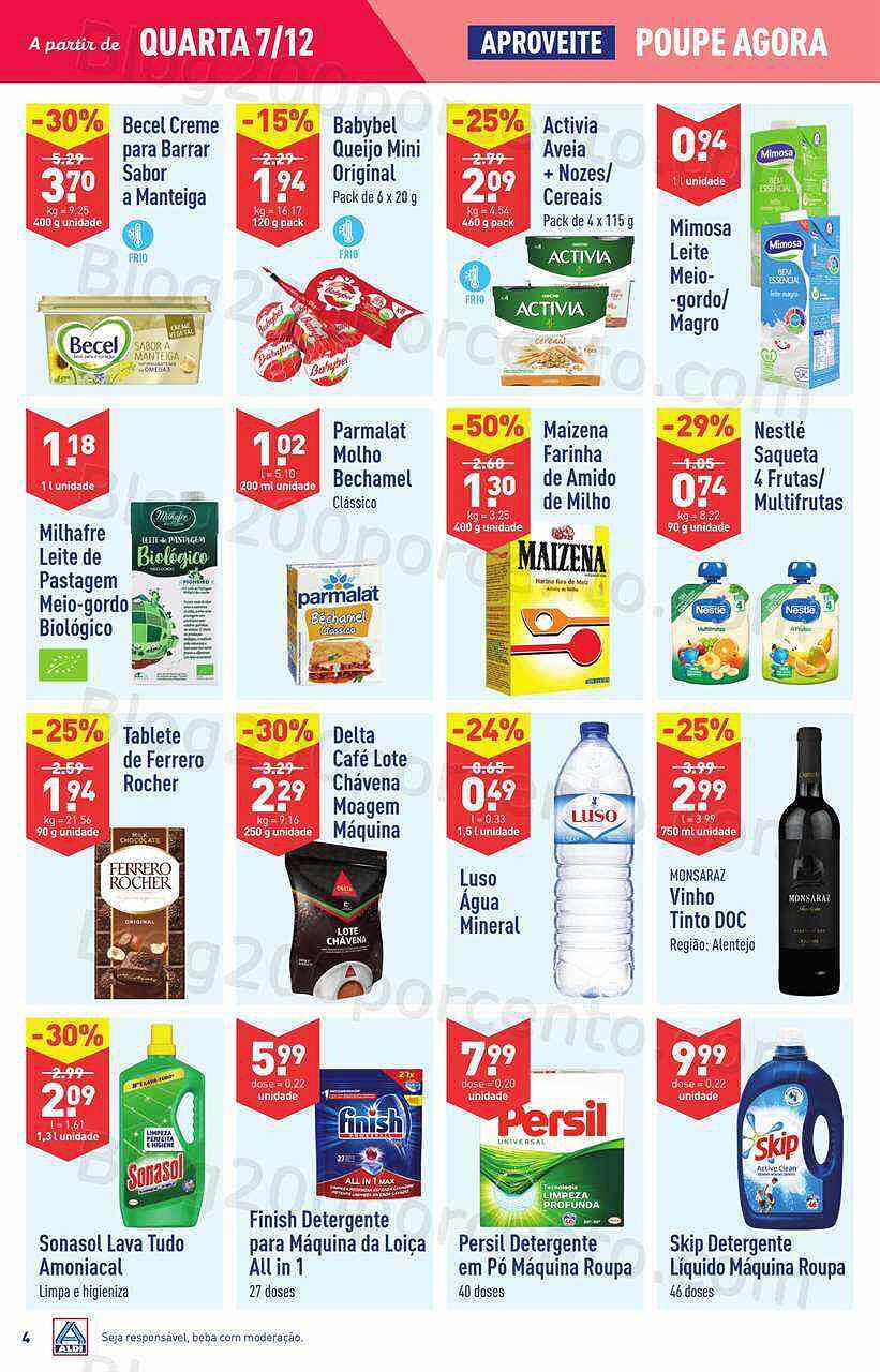 Antevisão Folheto ALDI Promoções de 7 a 13 dezembro