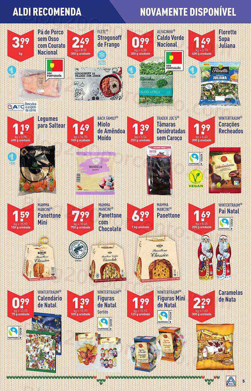 Antevisão Folheto ALDI Promoções de 7 a 13 dezembro