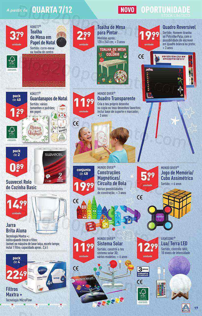 Antevisão Folheto ALDI Promoções de 7 a 13 dezembro