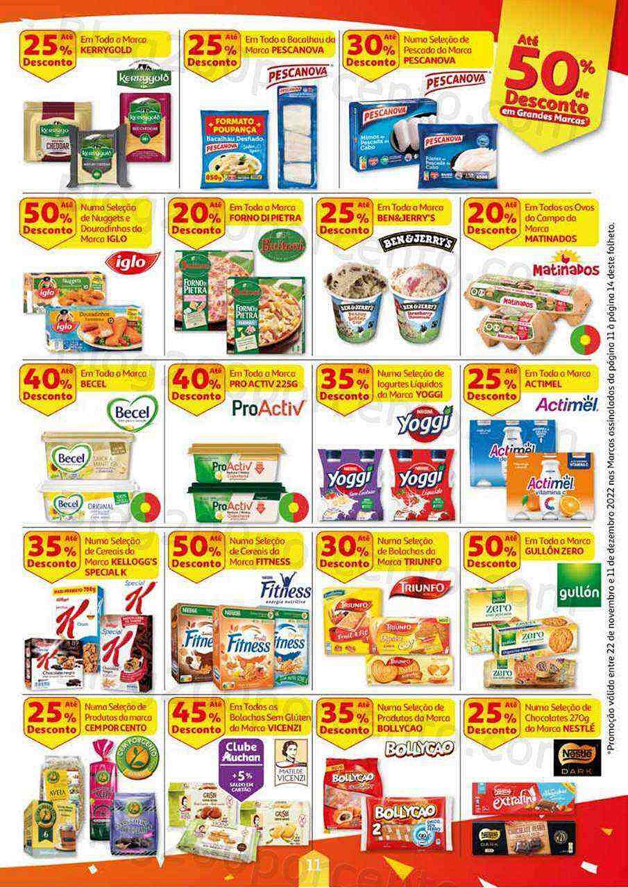 Antevisão Folheto AUCHAN Promoções de 22 novembro a 11 dezembro