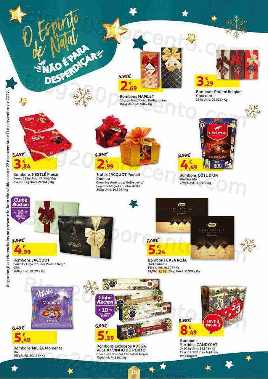 Antevisão Folheto AUCHAN Promoções de 22 novembro a 11 dezembro