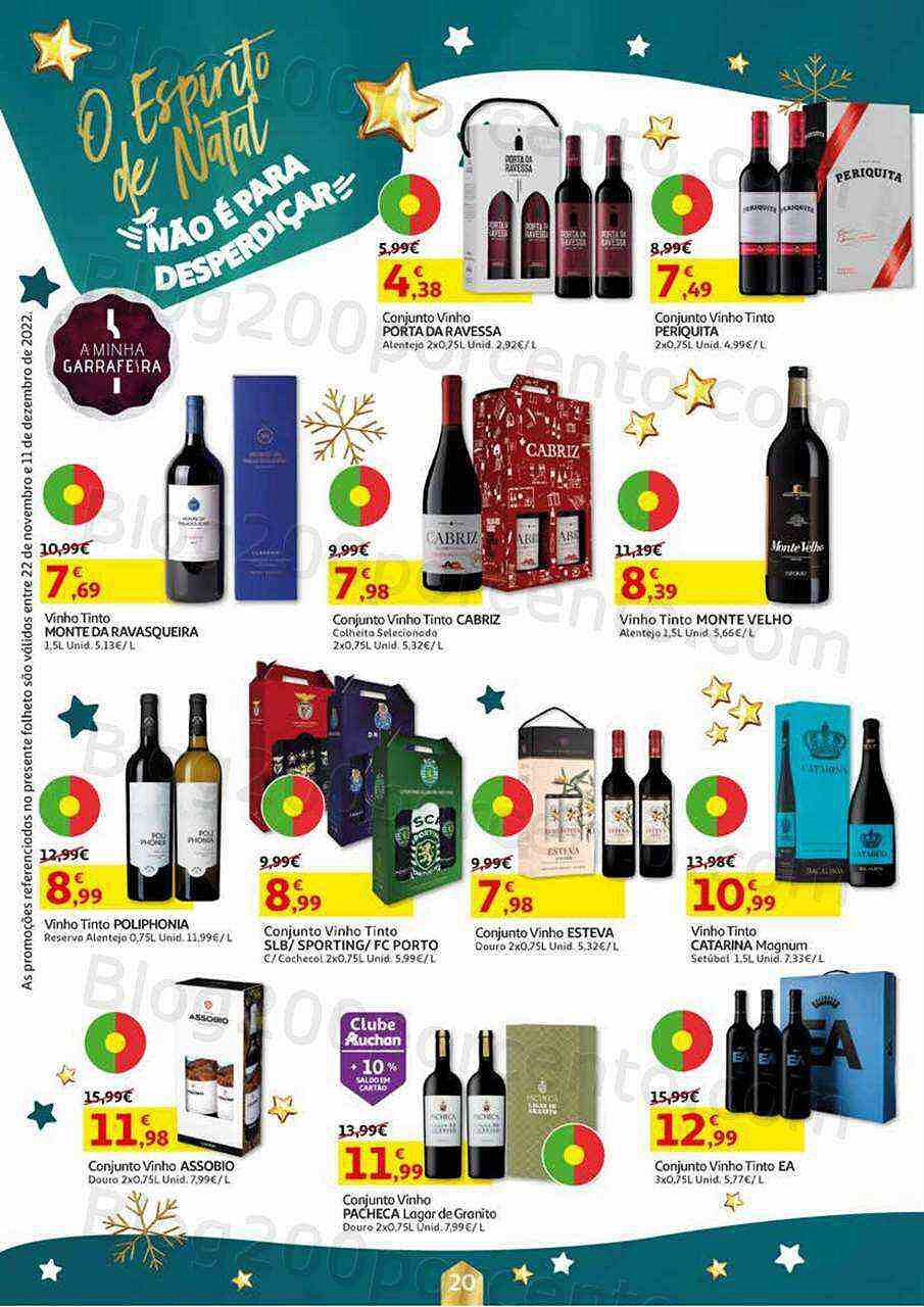 Antevisão Folheto AUCHAN Promoções de 22 novembro a 11 dezembro