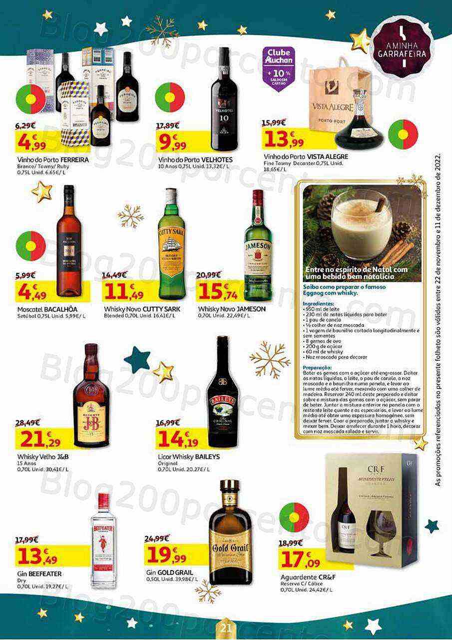 Antevisão Folheto AUCHAN Promoções de 22 novembro a 11 dezembro