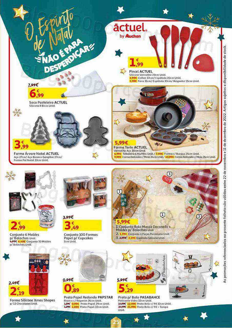 Antevisão Folheto AUCHAN Promoções de 22 novembro a 11 dezembro