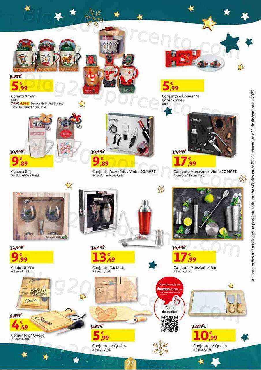Antevisão Folheto AUCHAN Promoções de 22 novembro a 11 dezembro