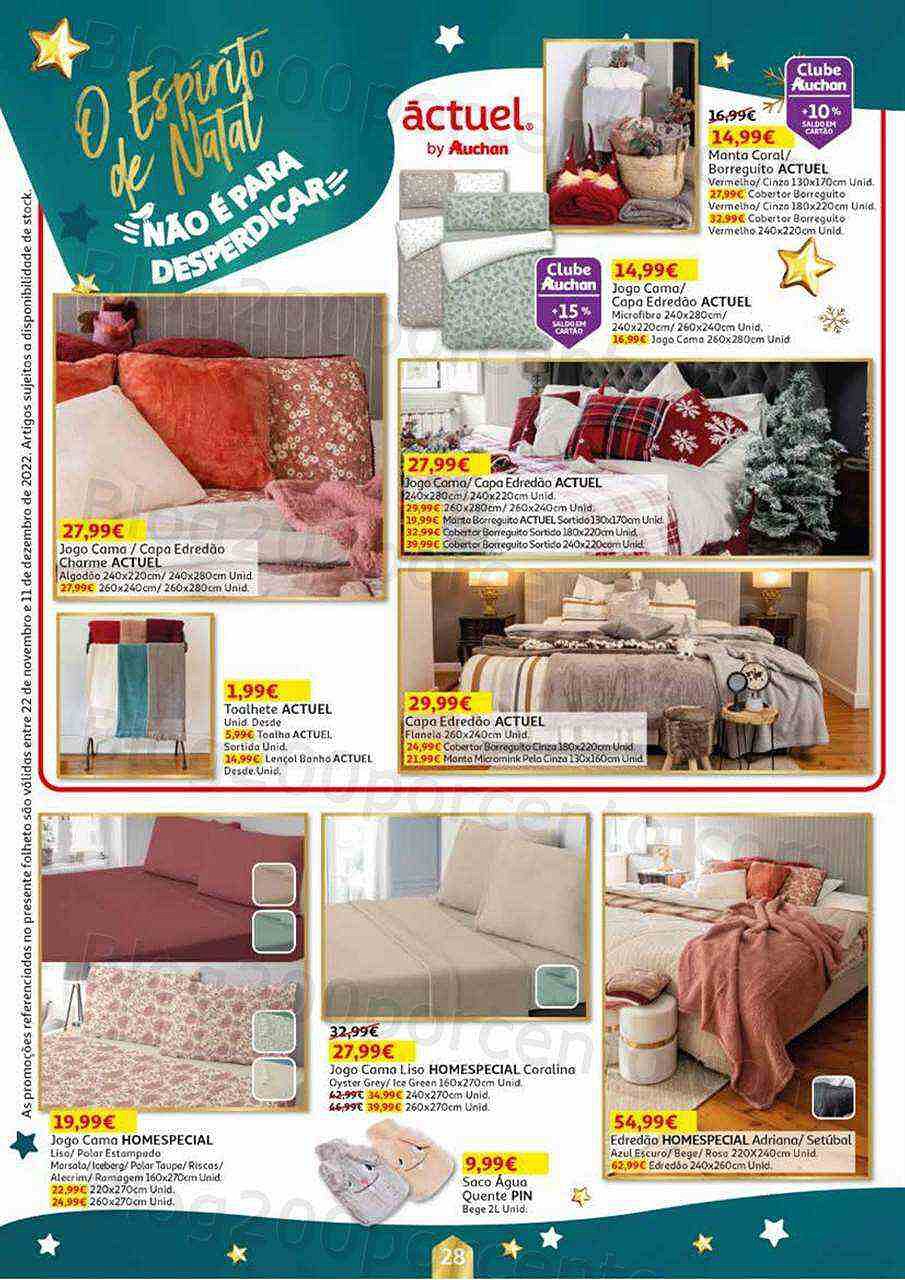 Antevisão Folheto AUCHAN Promoções de 22 novembro a 11 dezembro