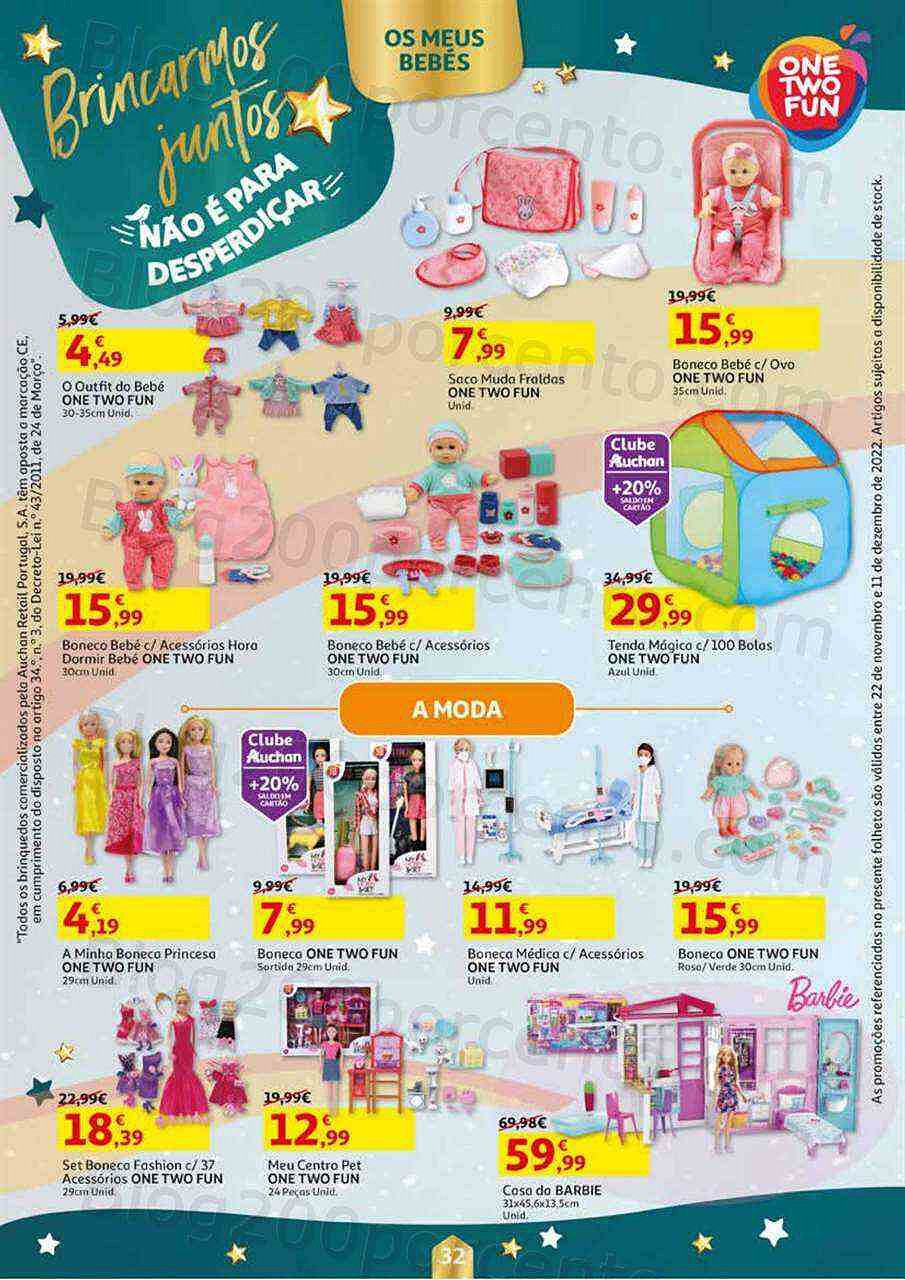 Antevisão Folheto AUCHAN Promoções de 22 novembro a 11 dezembro