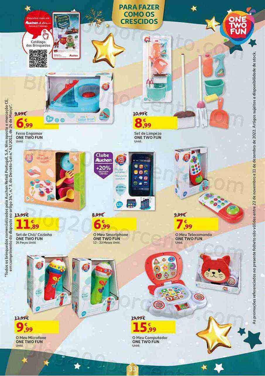 Antevisão Folheto AUCHAN Promoções de 22 novembro a 11 dezembro