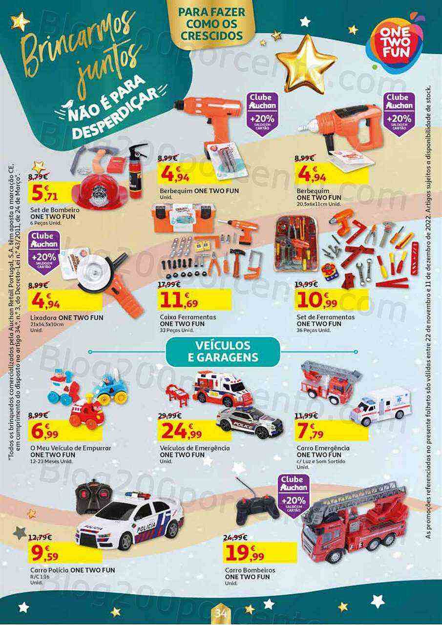 Antevisão Folheto AUCHAN Promoções de 22 novembro a 11 dezembro