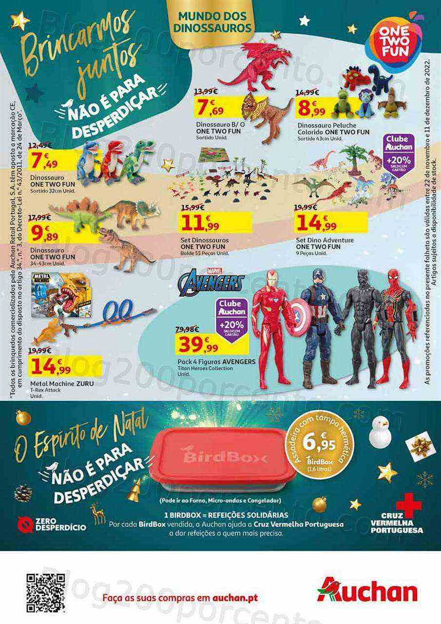 Antevisão Folheto AUCHAN Promoções de 22 novembro a 11 dezembro