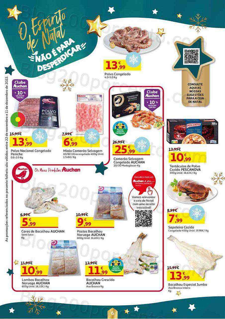Antevisão Folheto AUCHAN Promoções de 22 novembro a 11 dezembro