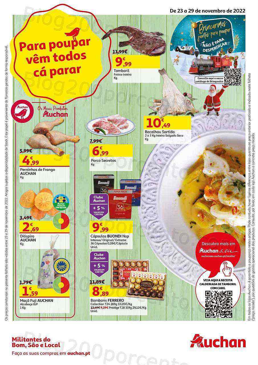 Antevisão Folheto AUCHAN Promoções de 23 a 29 novembro