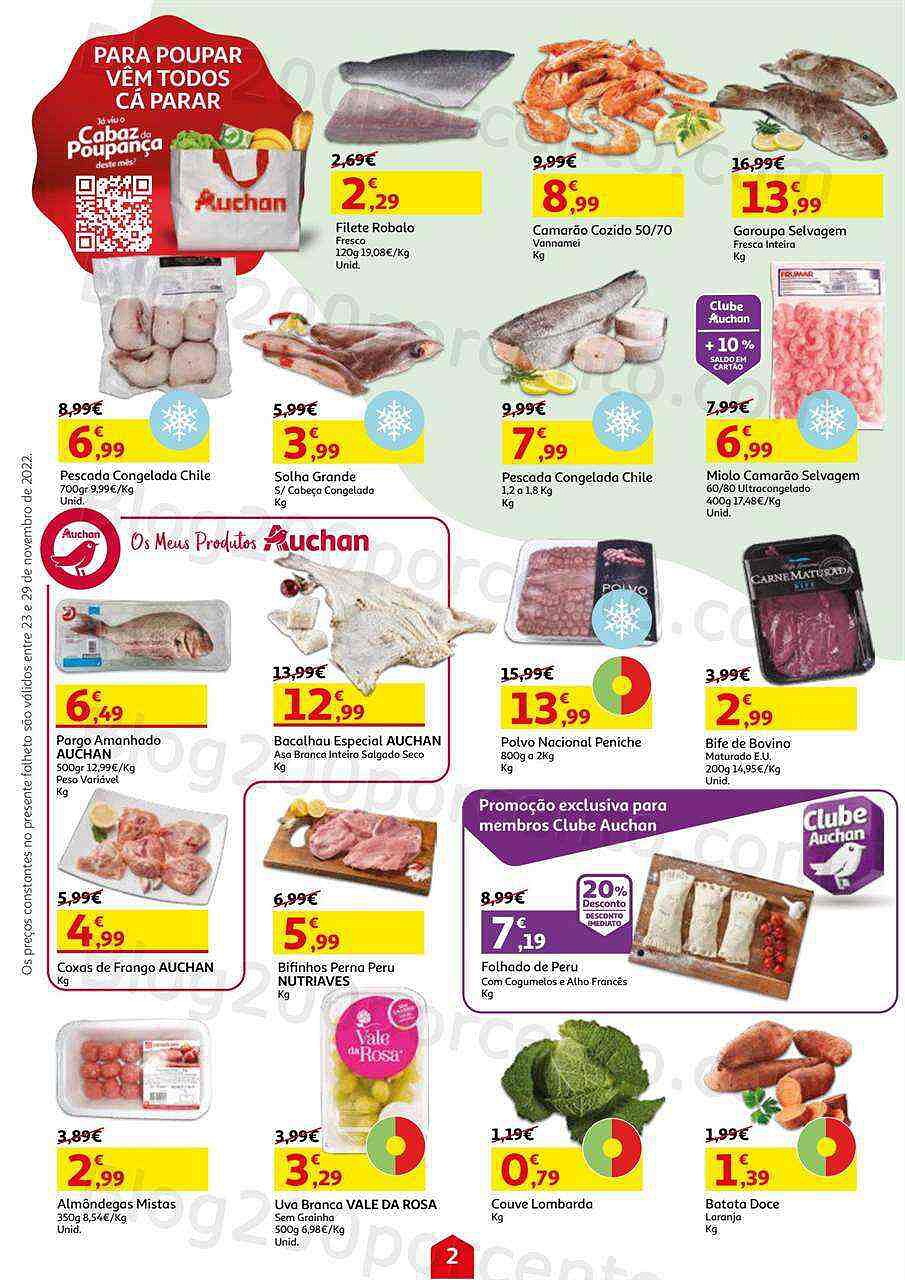 Antevisão Folheto AUCHAN Promoções de 23 a 29 novembro