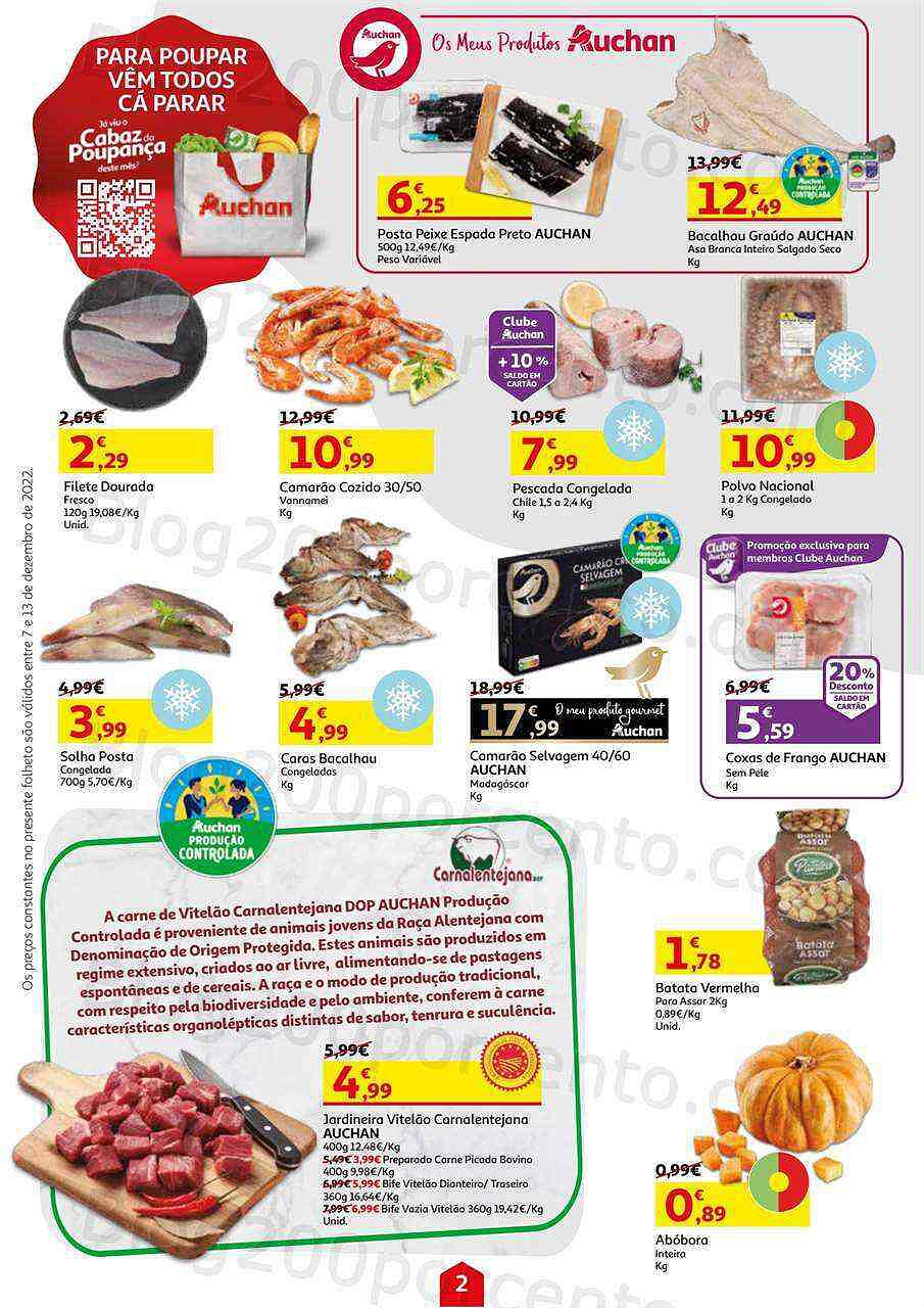 Antevisão Folheto AUCHAN Promoções de 7 a 13 dezembro