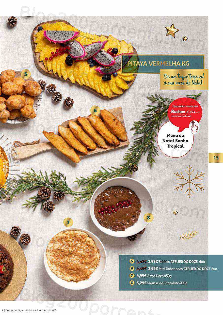 Antevisão Folheto AUCHAN Especial Natal até 24 dezembro
