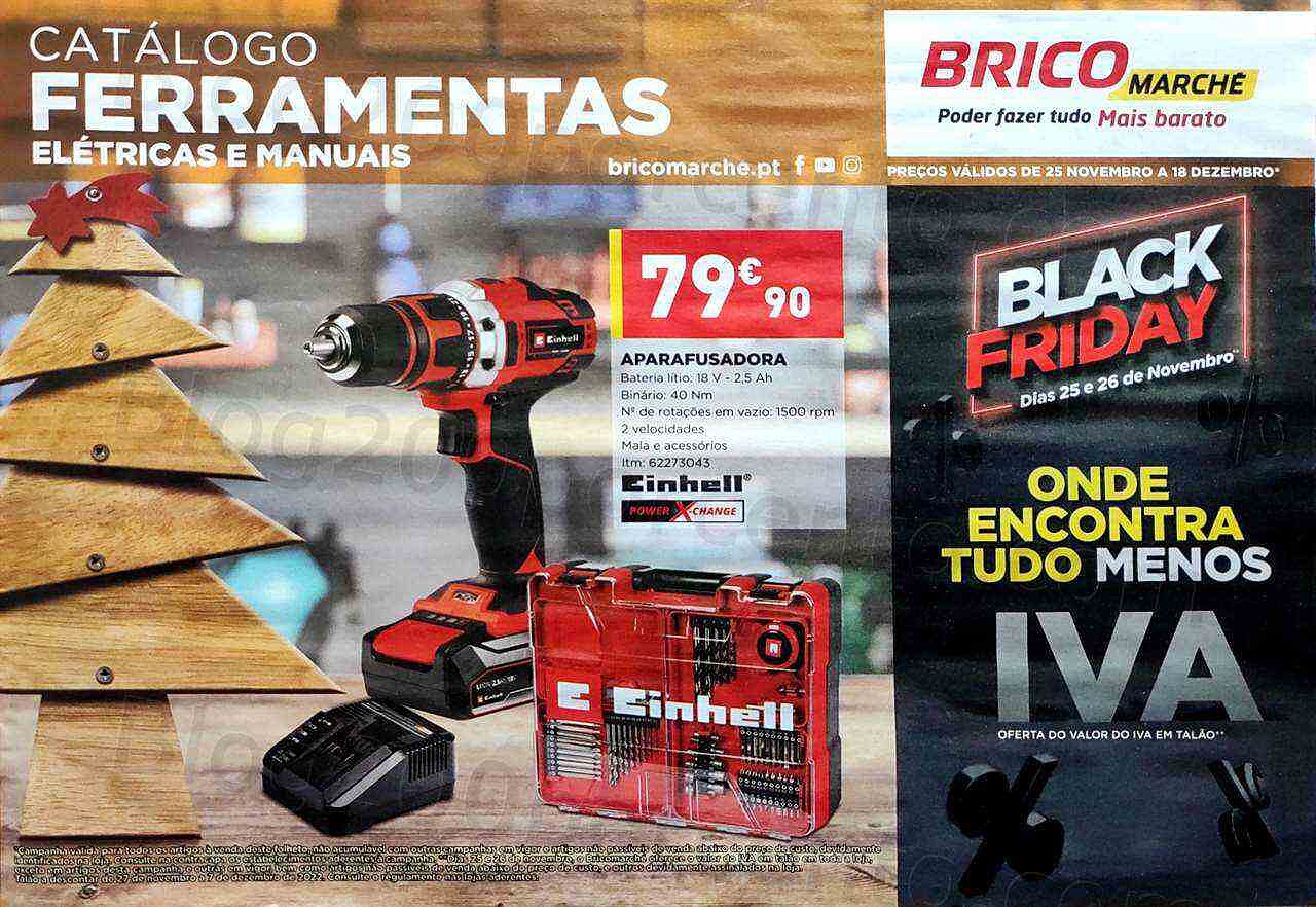 Antevisão Folheto BRICOMARCHÉ Promoções de 25 novembro a 18 dezembro