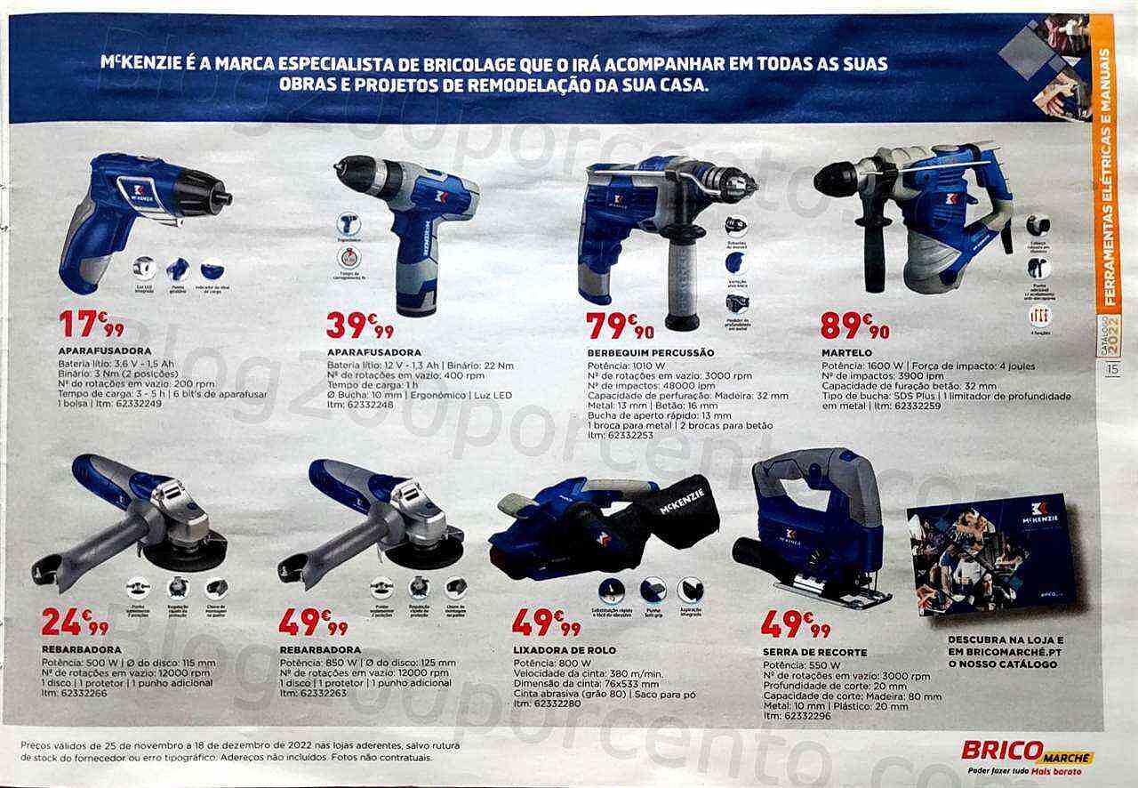 Antevisão Folheto BRICOMARCHÉ Promoções de 25 novembro a 18 dezembro