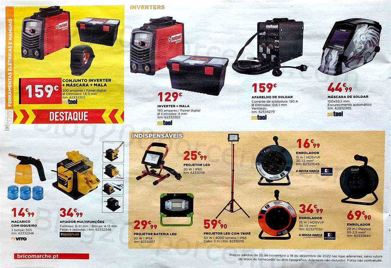 Antevisão Folheto BRICOMARCHÉ Promoções de 25 novembro a 18 dezembro