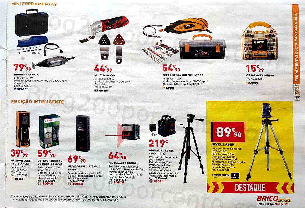 Antevisão Folheto BRICOMARCHÉ Promoções de 25 novembro a 18 dezembro