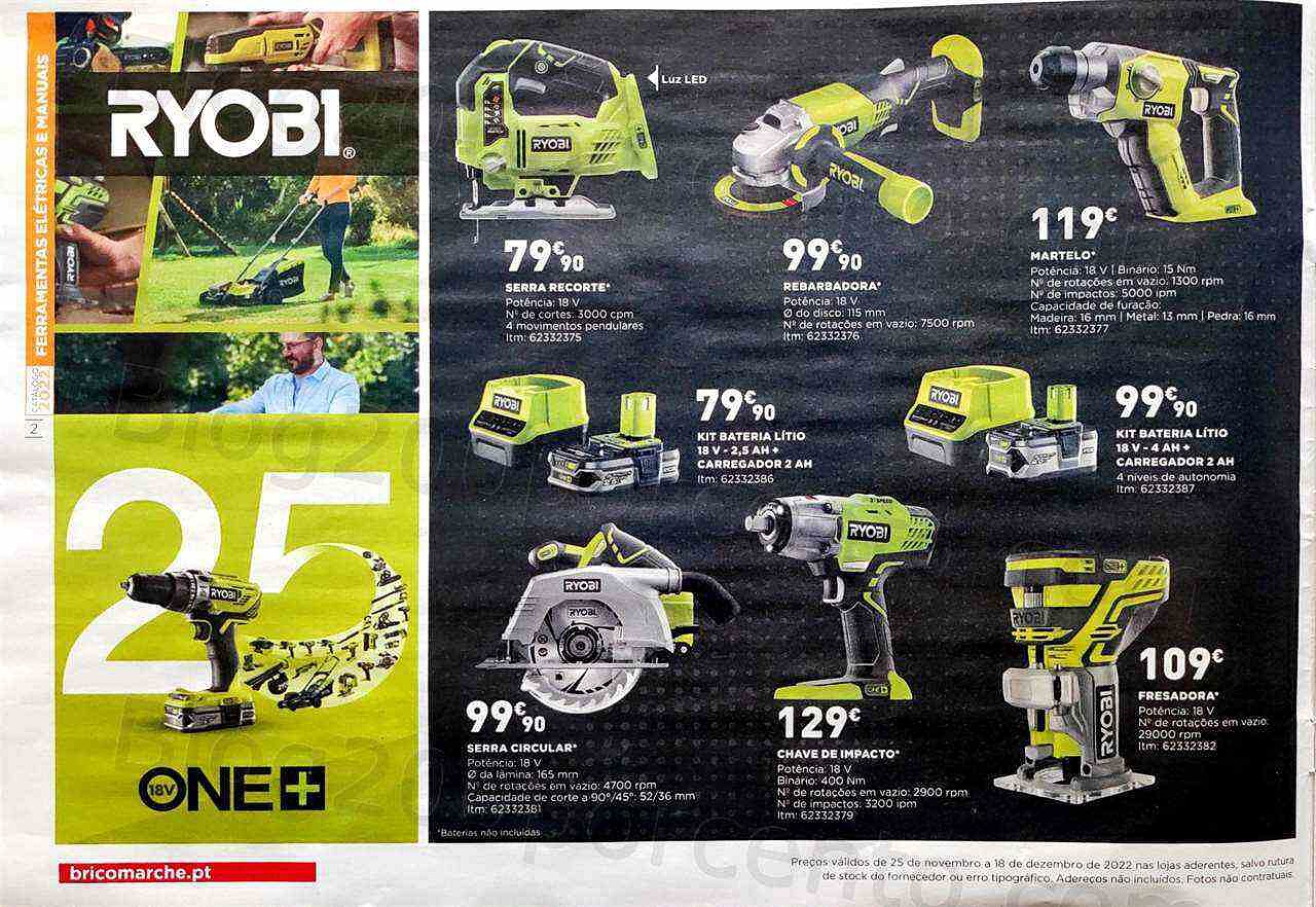 Antevisão Folheto BRICOMARCHÉ Promoções de 25 novembro a 18 dezembro