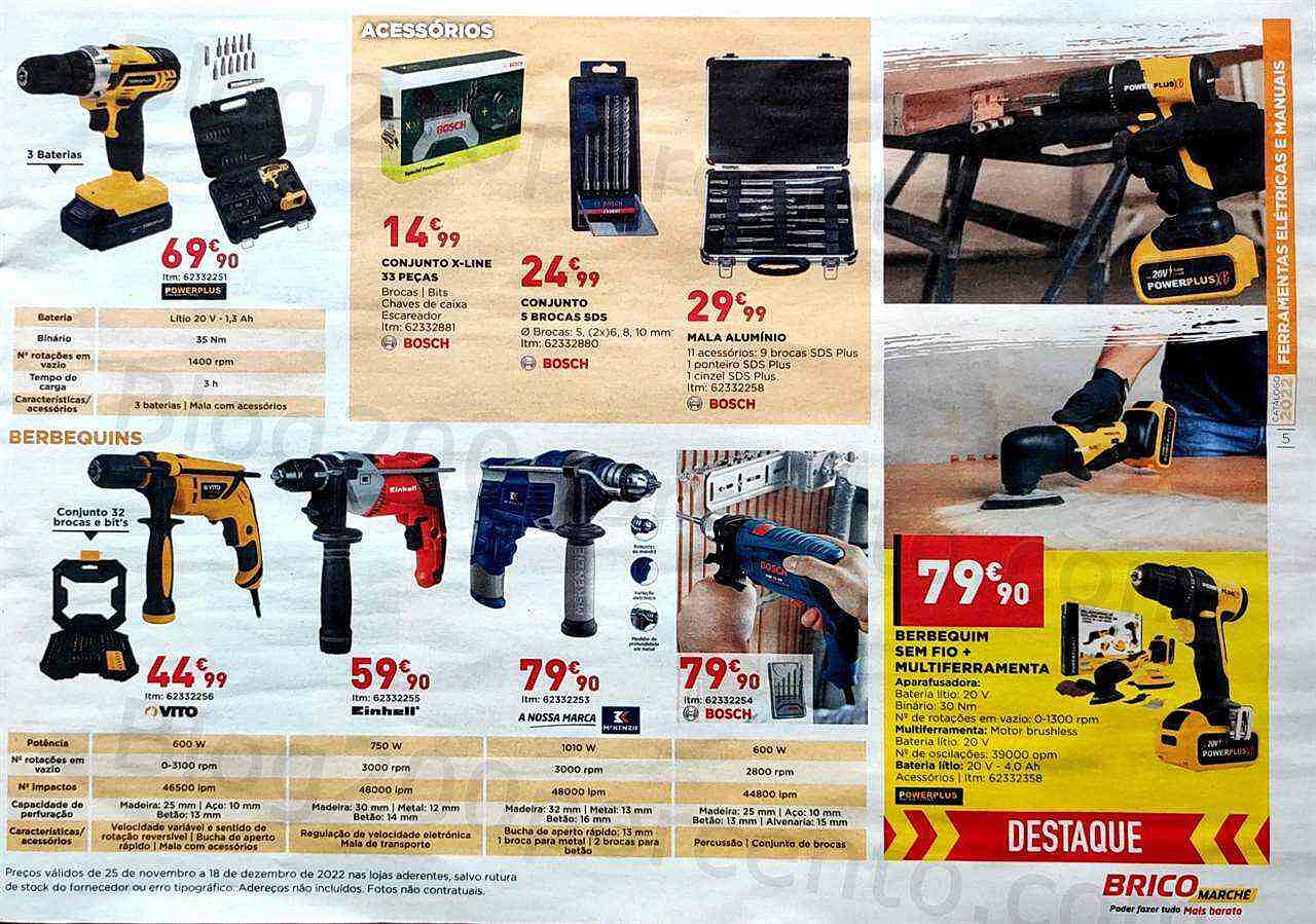 Antevisão Folheto BRICOMARCHÉ Promoções de 25 novembro a 18 dezembro