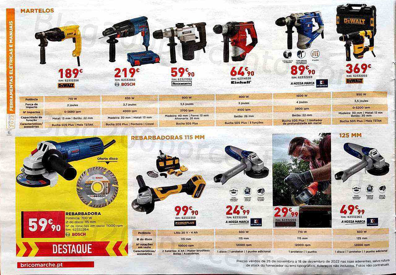 Antevisão Folheto BRICOMARCHÉ Promoções de 25 novembro a 18 dezembro