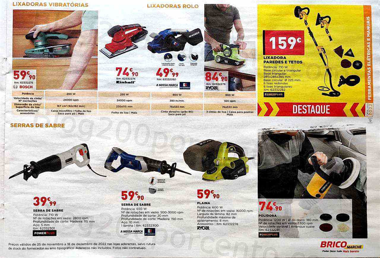 Antevisão Folheto BRICOMARCHÉ Promoções de 25 novembro a 18 dezembro