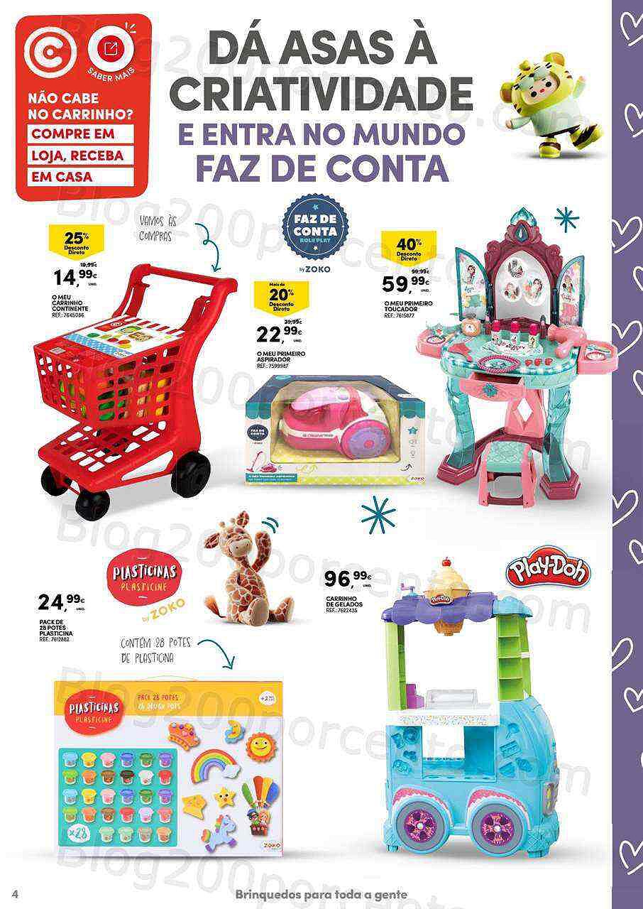 Antevisão Folheto CONTINENTE Especial Brinquedos Promoções de 22 novembro a 11 dezembro