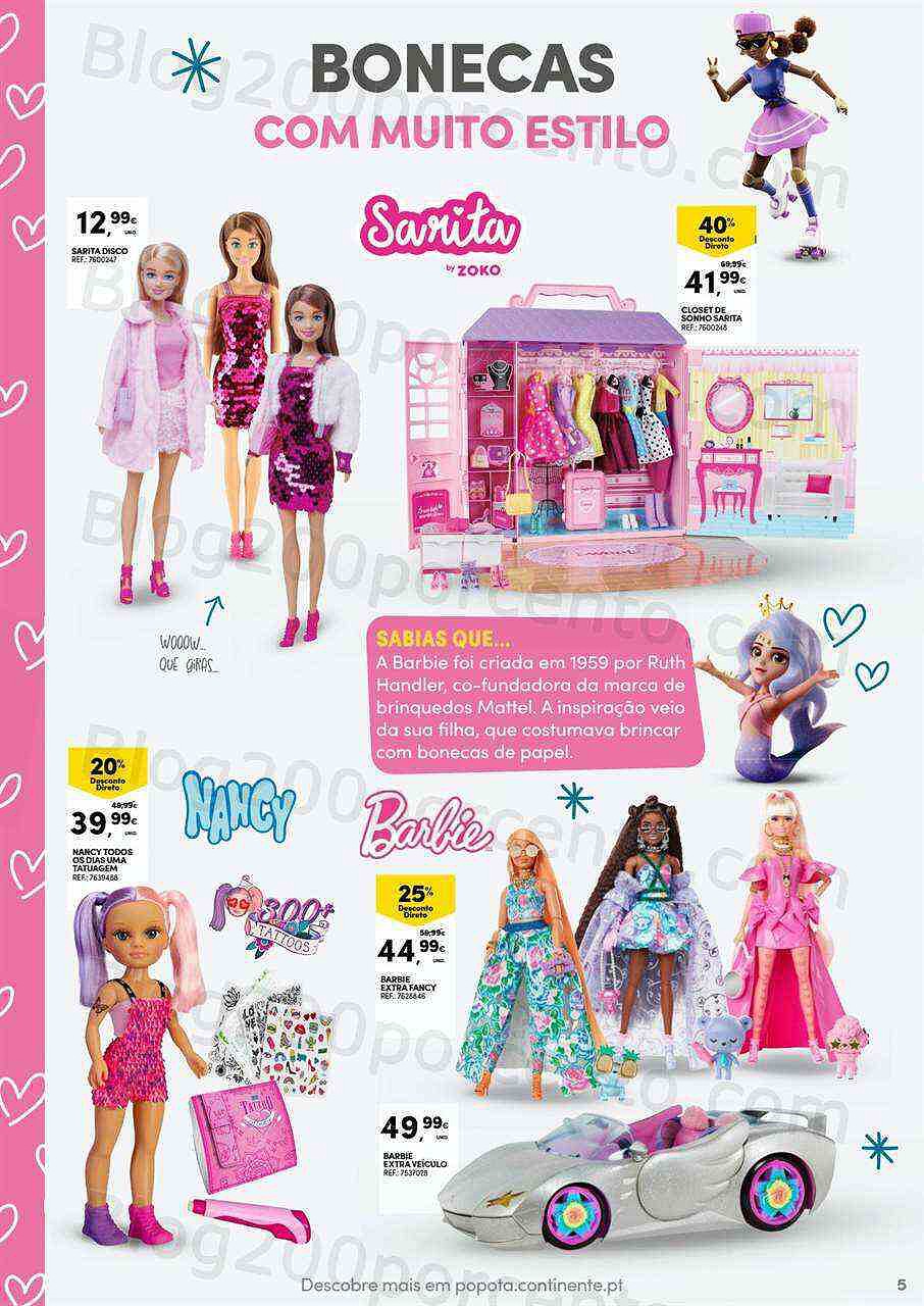 Antevisão Folheto CONTINENTE Especial Brinquedos Promoções de 22 novembro a 11 dezembro