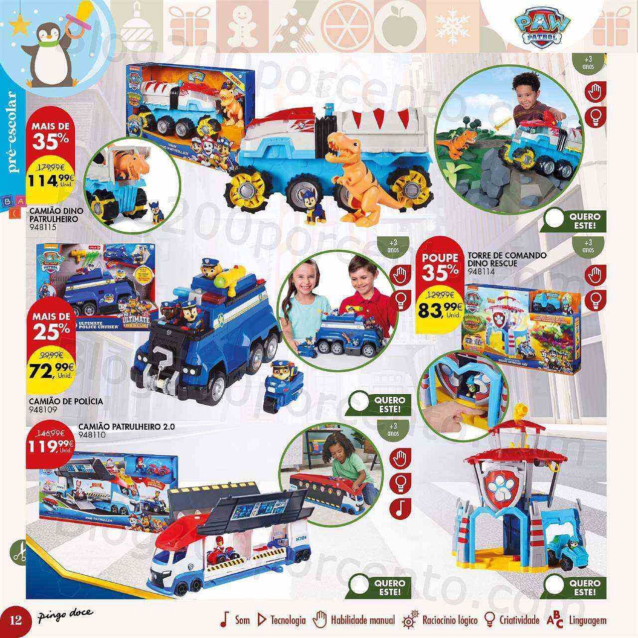 Antevisão Folheto PINGO DOCE Brinquedos Natal Promoções de 15 novembro a 24 dezembro