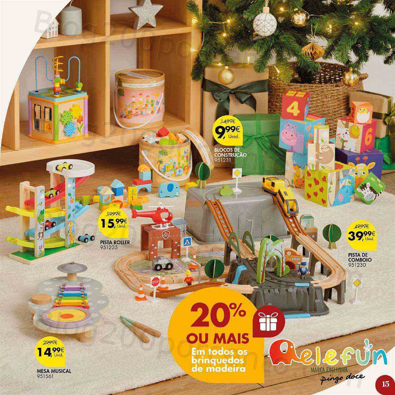 Antevisão Folheto PINGO DOCE Brinquedos Natal Promoções de 15 novembro a 24 dezembro