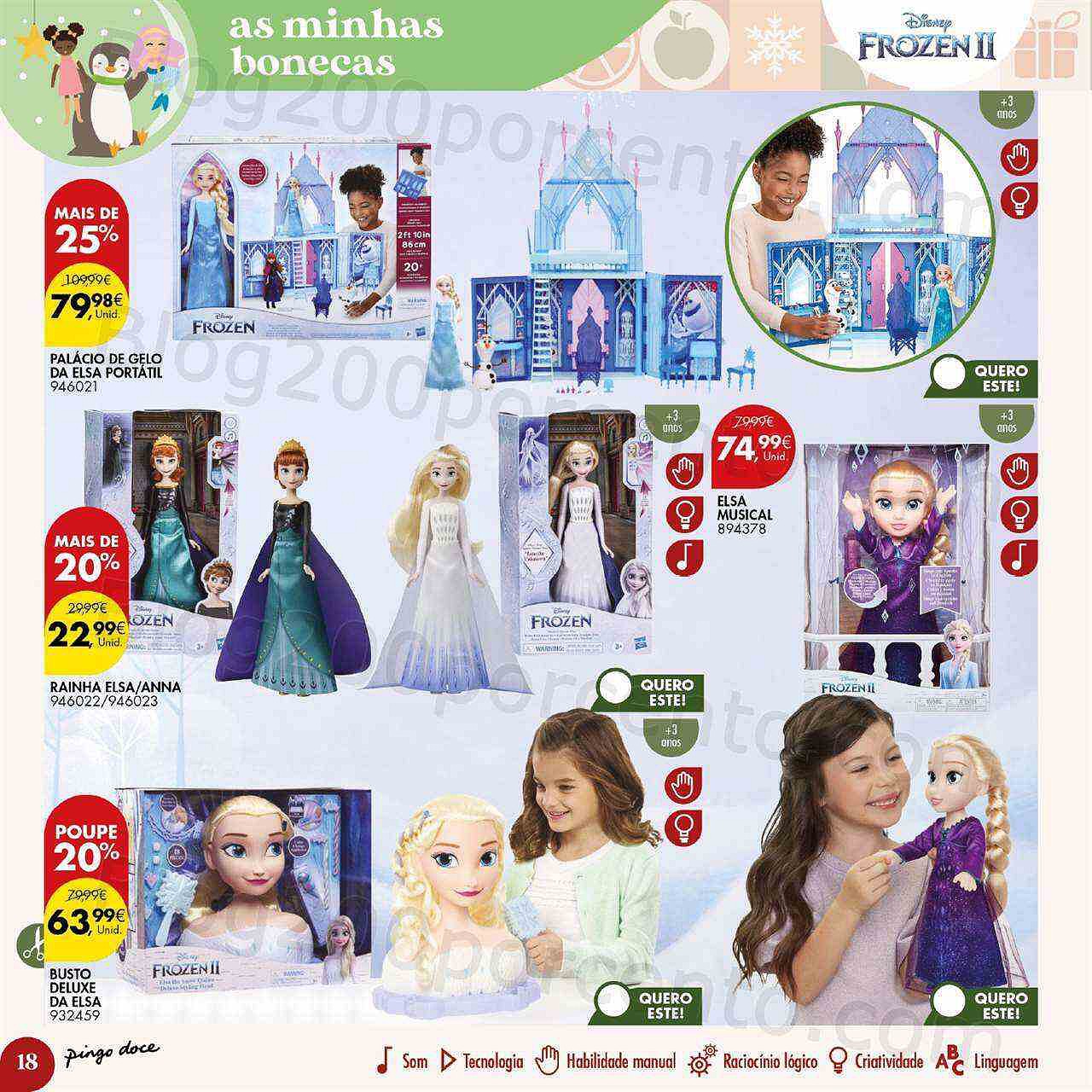 Antevisão Folheto PINGO DOCE Brinquedos Natal Promoções de 15 novembro a 24 dezembro