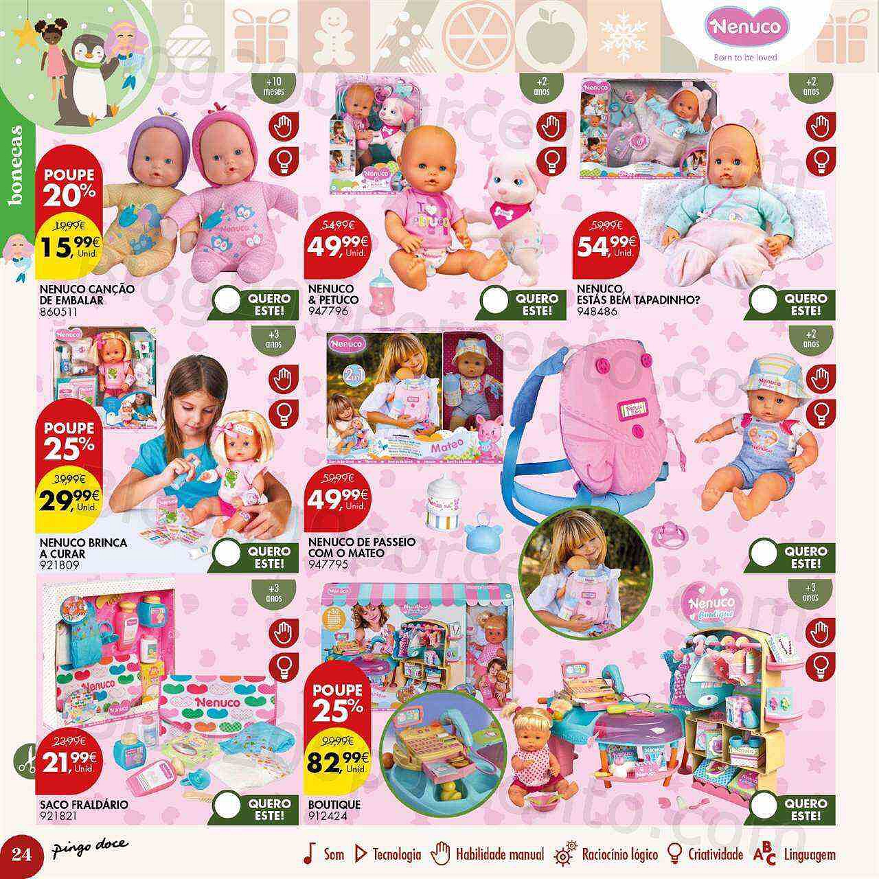 Antevisão Folheto PINGO DOCE Brinquedos Natal Promoções de 15 novembro a 24 dezembro