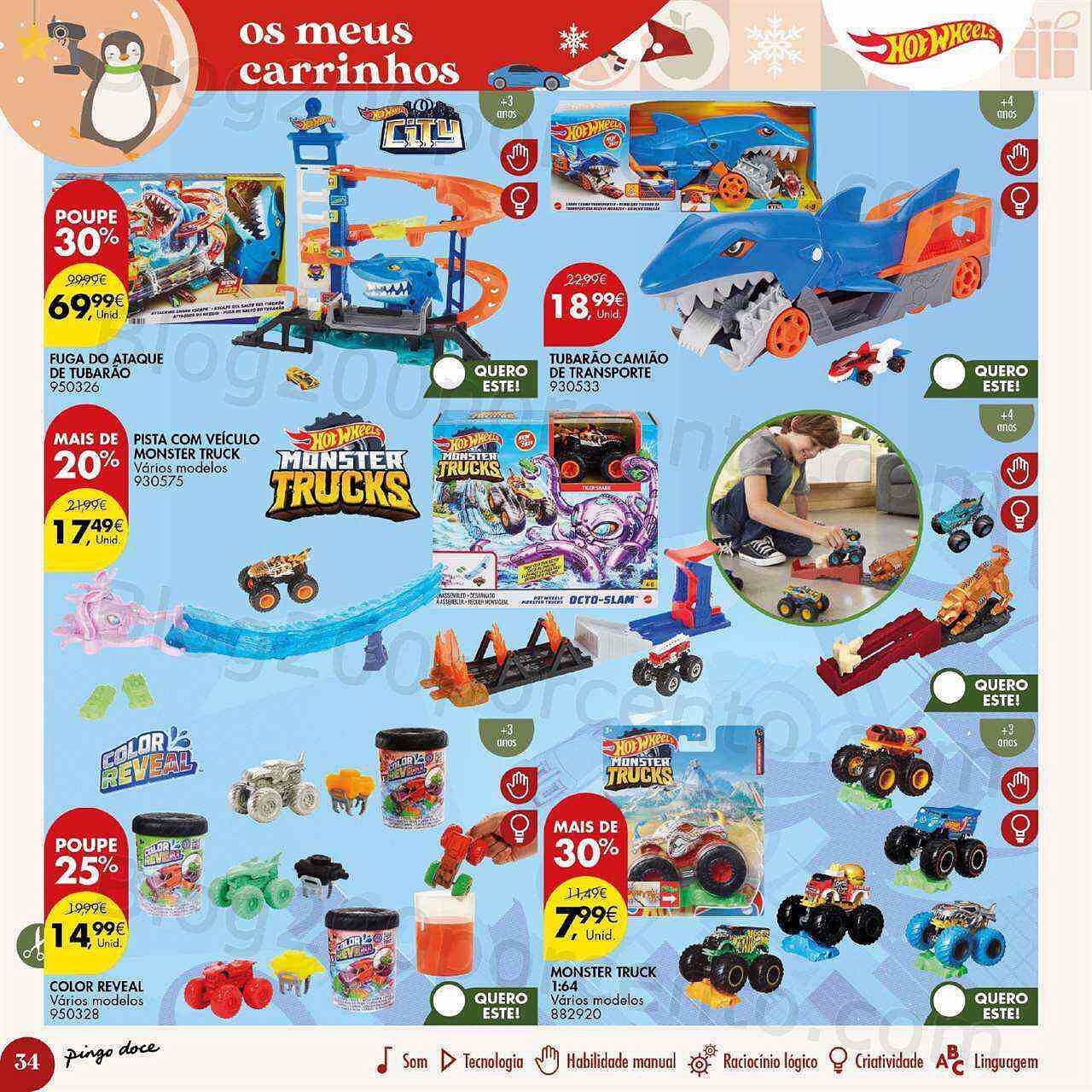 Antevisão Folheto PINGO DOCE Brinquedos Natal Promoções de 15 novembro a 24 dezembro