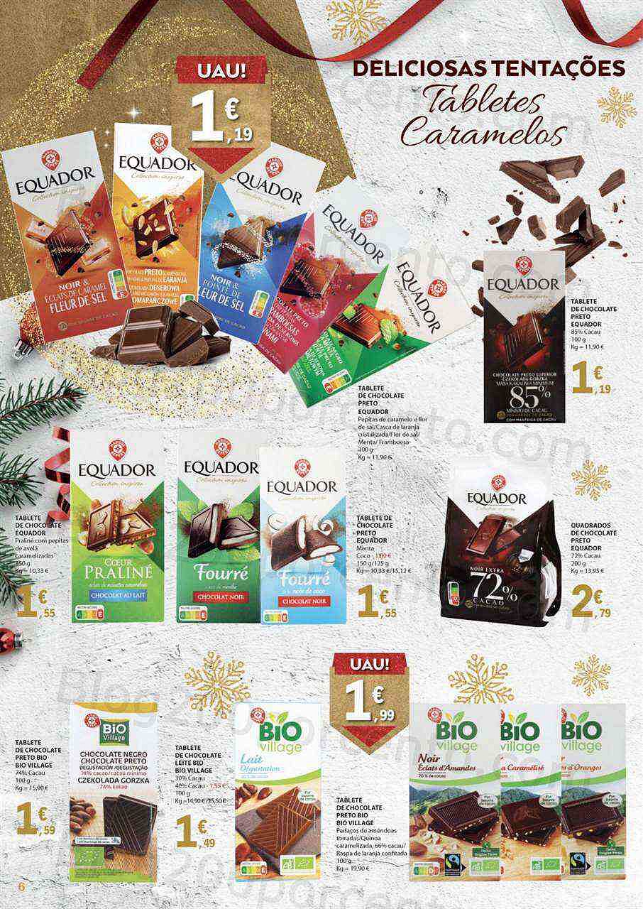 Antevisão Folheto E-LECLERC Especial Chocolates Natal Promoções de 1 a 31 dezembro