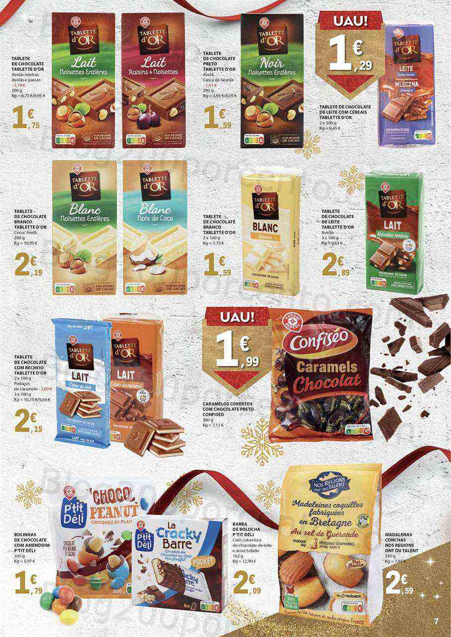 Antevisão Folheto E-LECLERC Especial Chocolates Natal Promoções de 1 a 31 dezembro
