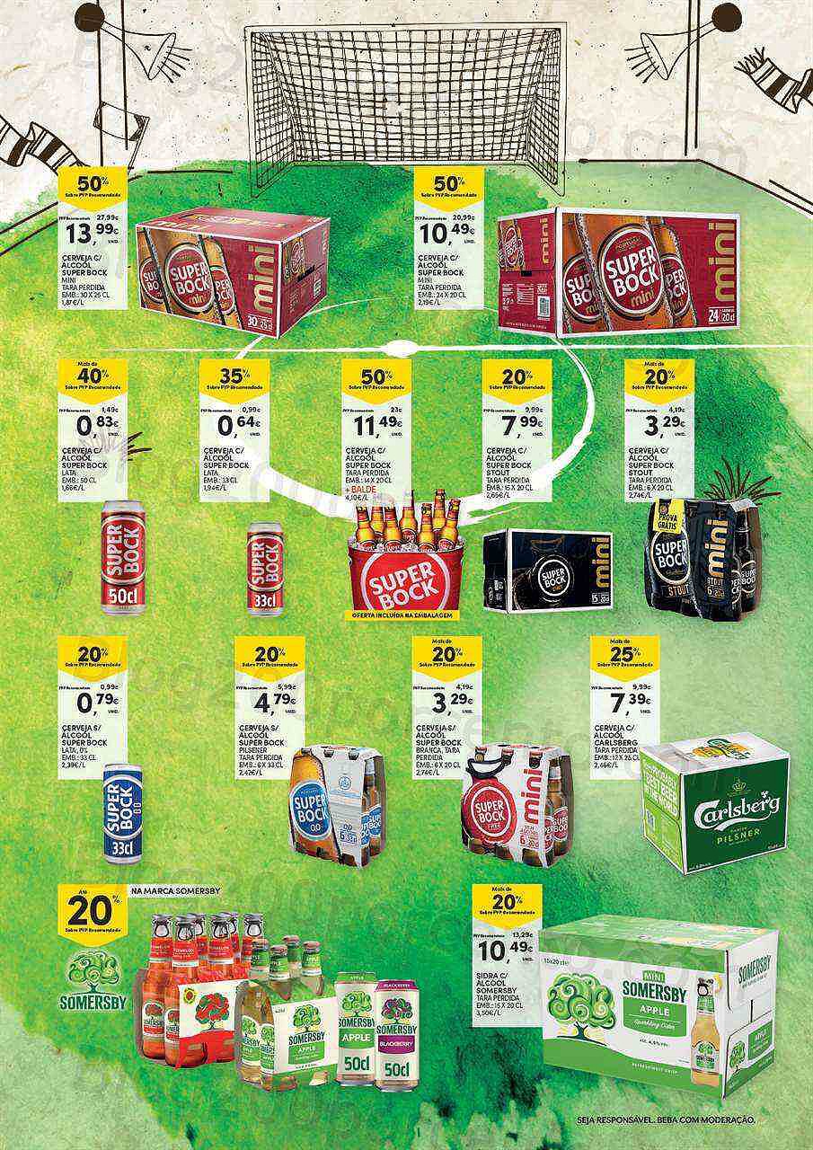 Antevisão Folheto CONTINENTE Cervejas Promoções de 22 novembro a 18 dezembro
