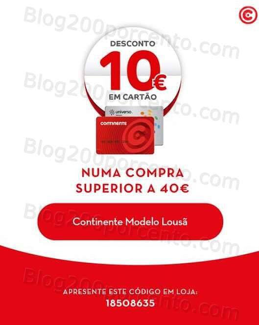 ALERTA - Até 10€ de desconto CONTINENTE são 15 códigos até 4 dezembro!