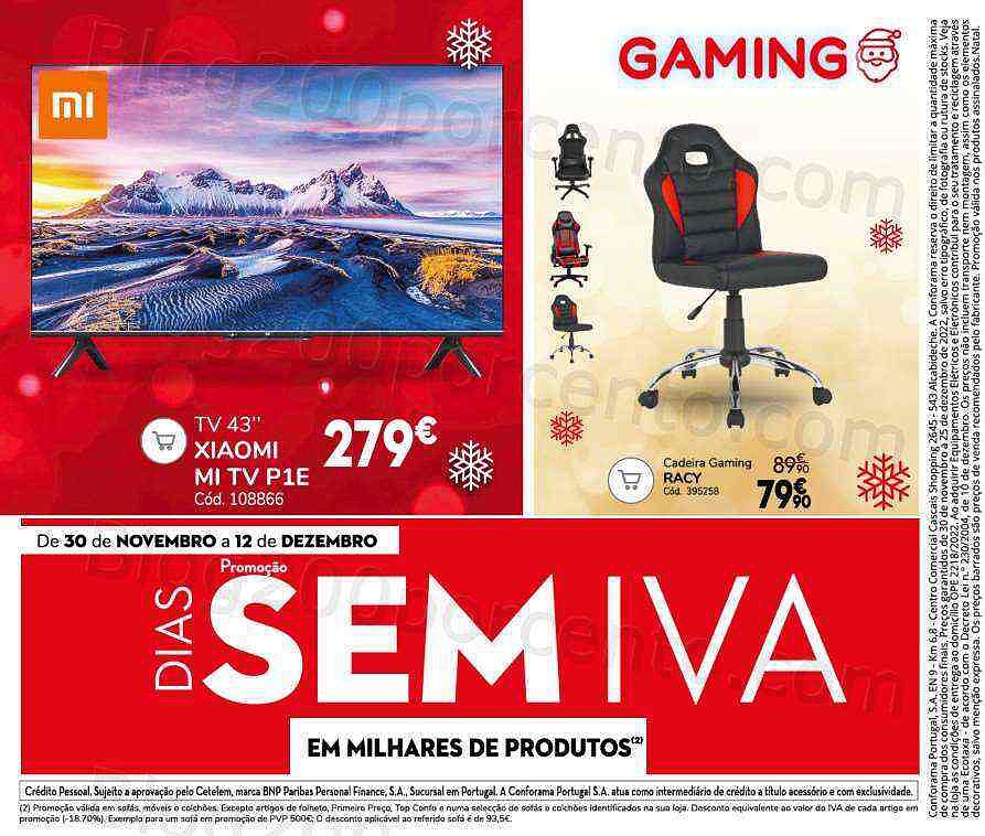 Antevisão Folheto CONFORAMA Natal Promoções até 25 dezembro