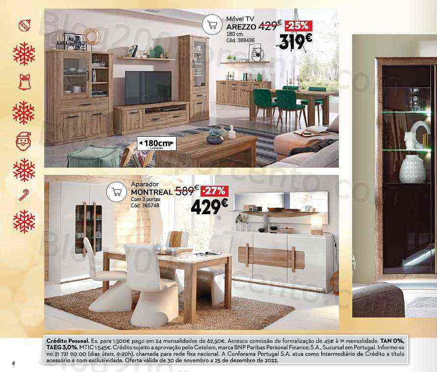 Antevisão Folheto CONFORAMA Natal Promoções até 25 dezembro