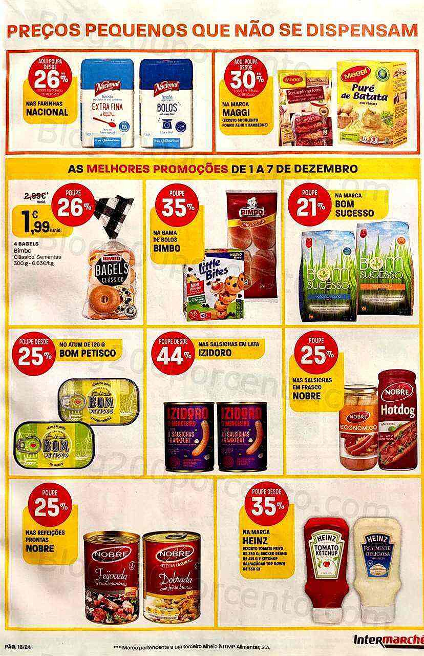 Antevisão Folheto INTERMARCHÉ Contact Promoções de 1 a 7 dezembro
