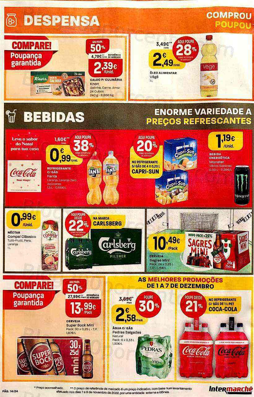 Antevisão Folheto INTERMARCHÉ Contact Promoções de 1 a 7 dezembro