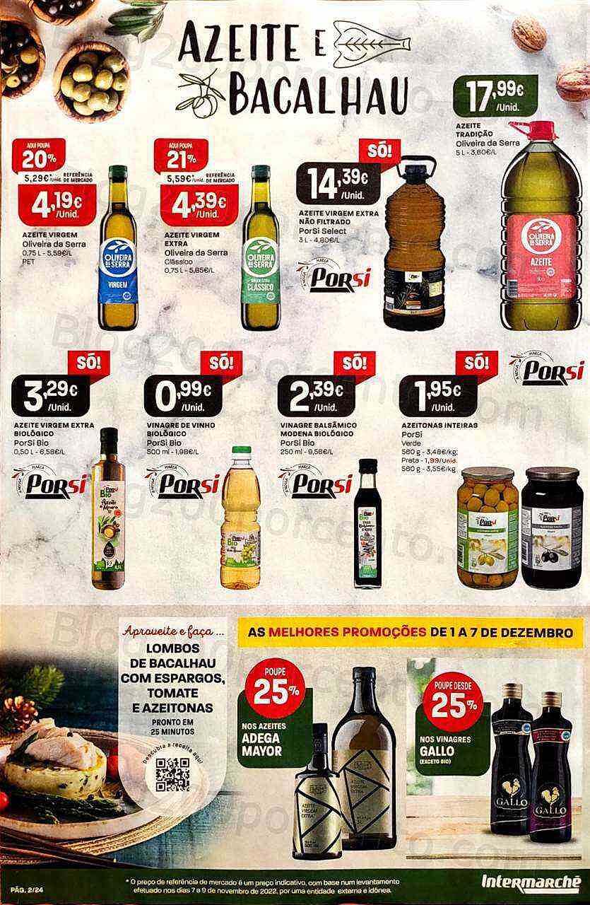 Antevisão Folheto INTERMARCHÉ Contact Promoções de 1 a 7 dezembro